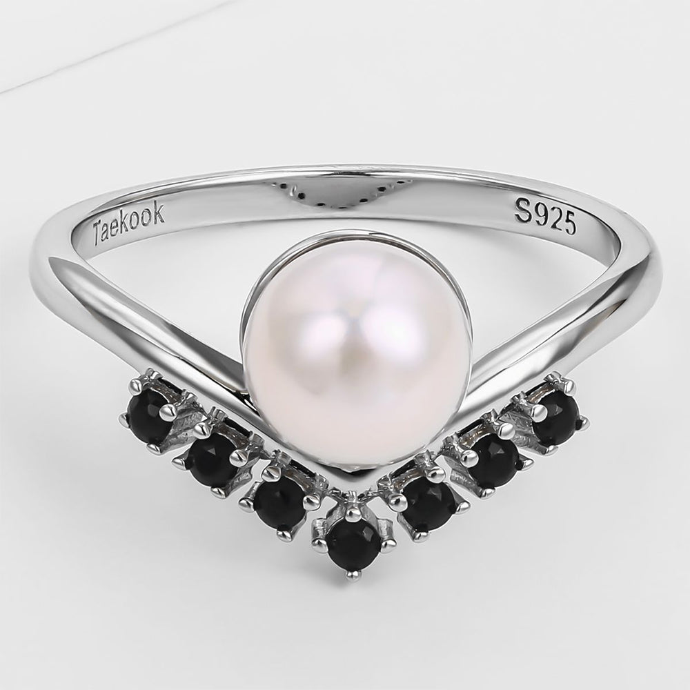 Pozlacená slitina - Prsten s Černým Emporia® Křišťálem přibližná hmotnost: 10 gramů