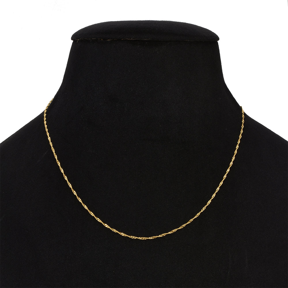 Pozlacené Stříbro 925/1000 - Řetízek přibližná hmotnost: 1.87 gramů