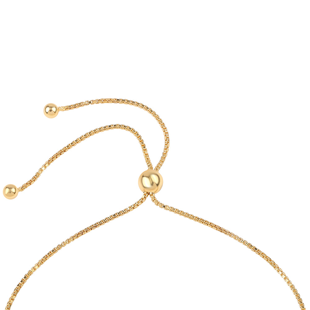 Pozlacené Stříbro 925/1000 - Náramek s Iolitem - Karátové číslo: 0.4. přibližná hmotnost: 3.21 gramů