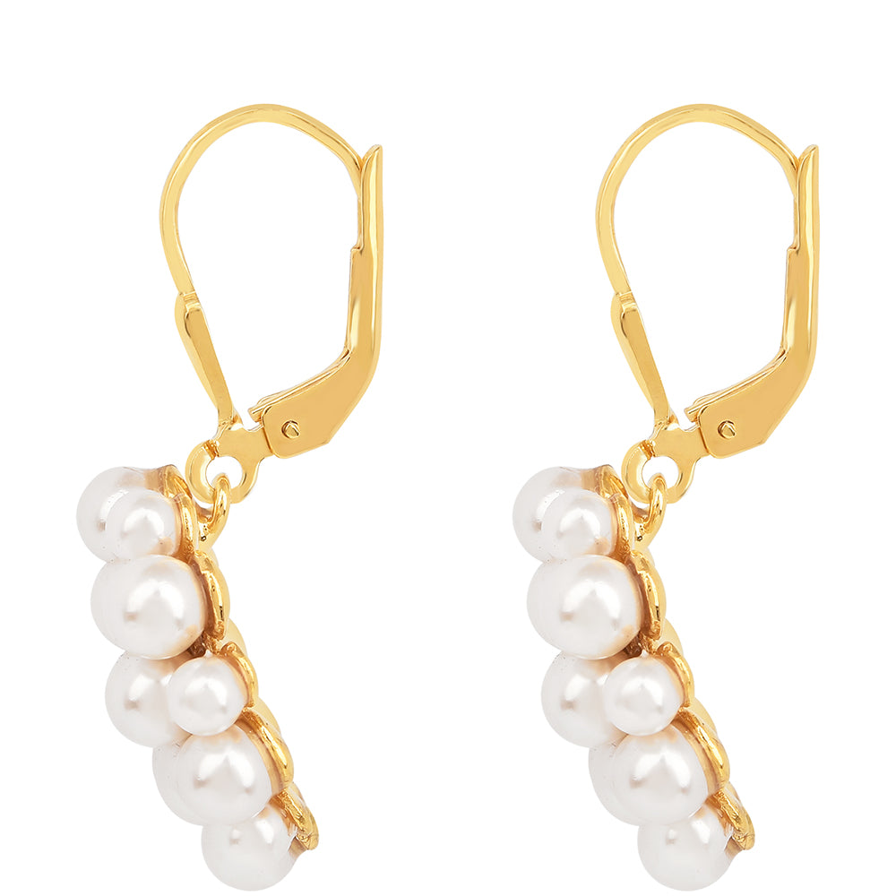 Pozlacené Stříbro 925/1000 - Náušnice - Karátové číslo: 15.18. přibližná hmotnost: 6.48 gramů