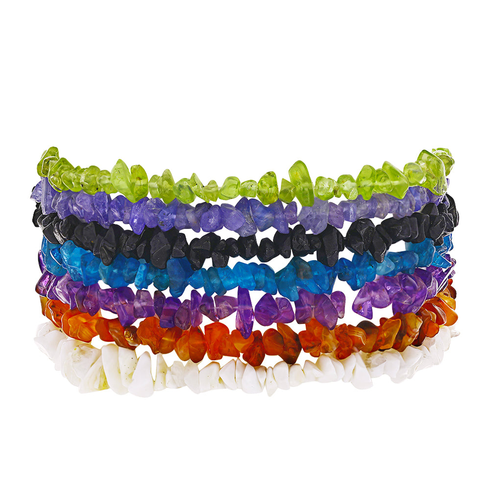 Nugetová Sada s Tanzanitem a Marockým Ametystem - Karátové číslo: 251.98. přibližná hmotnost: 50.4 gramů ( Náramek )