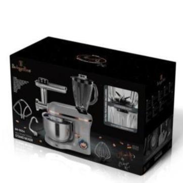 Berlinger Haus Multifunkční kuchyňský Robot - Smoothie mixér, Mlýnek na maso a Hnětač v jednom