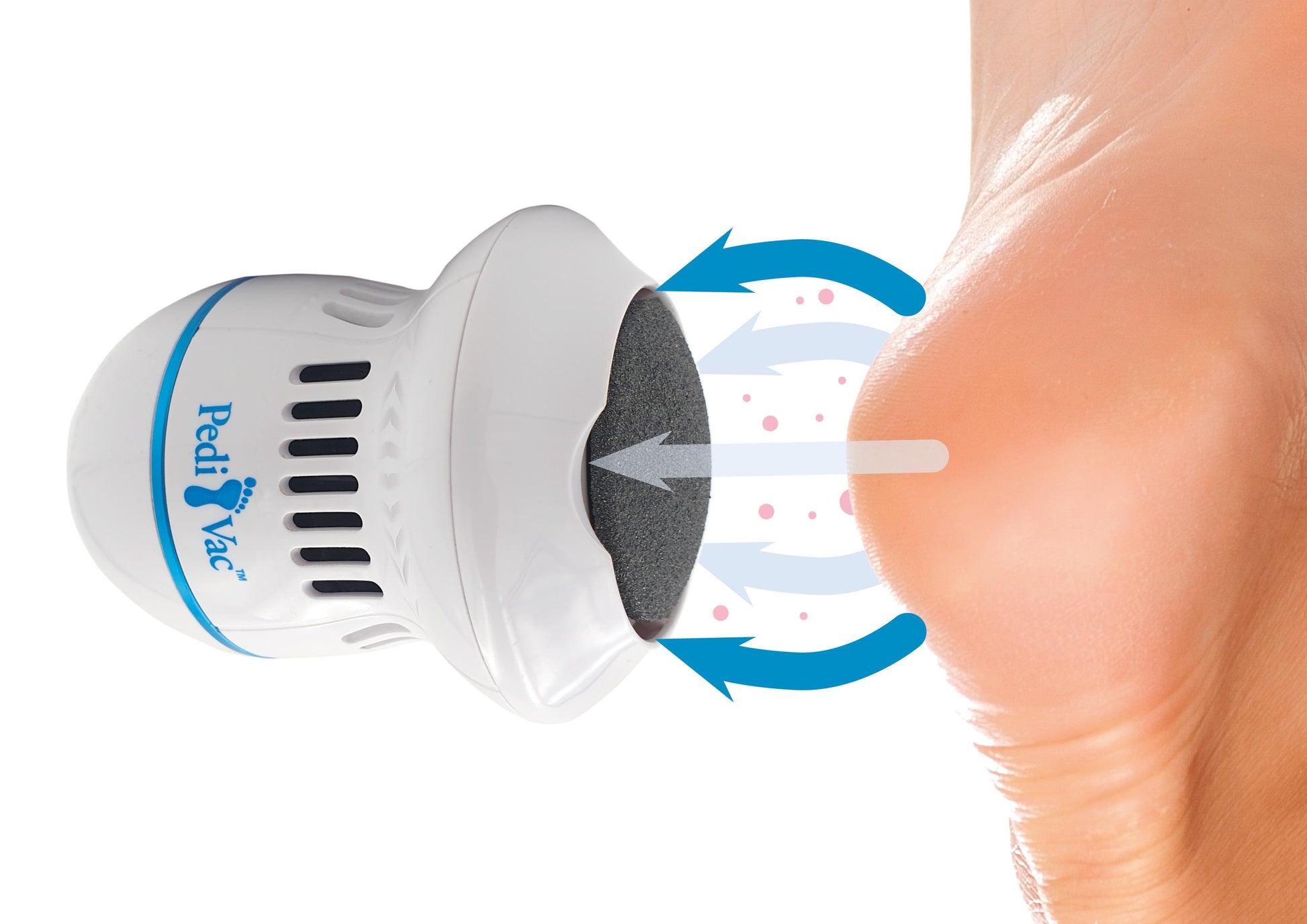 Odstraňovač mozolů PediVac s funkcí odsávání 10 