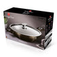 Berlinger Haus Metallic Line Shiny Black Edition Wok s víkem, 30 cm