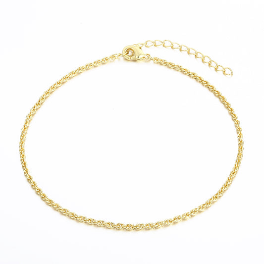 Pozlacený Slitinový Náramek