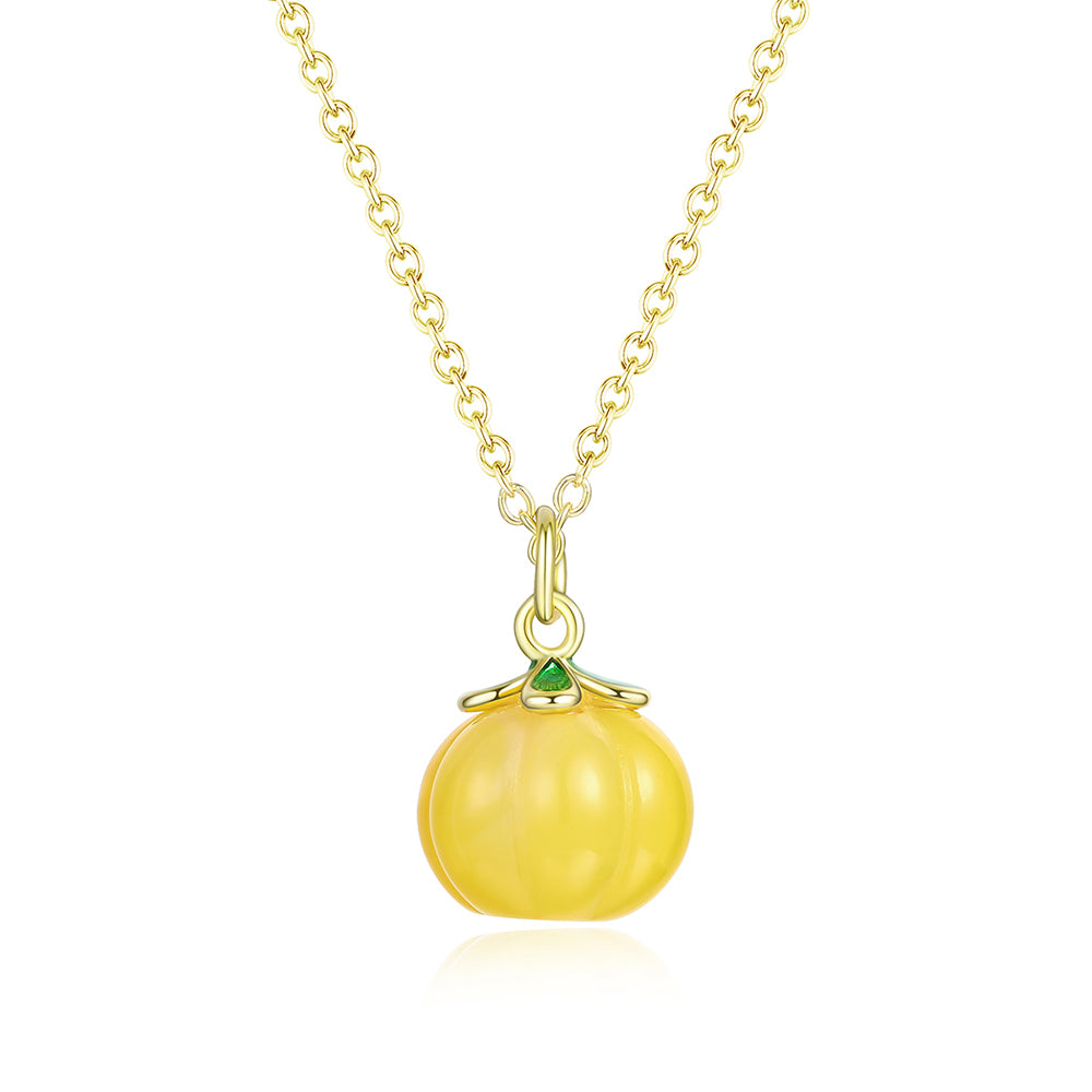 Pozlacená slitina - Náhrdelník se Žlutým Emporia® Křišťálem přibližná hmotnost: 10 gramů 1 