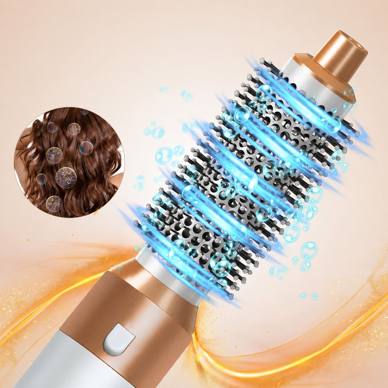 Sada pro úpravu vlasů horkým vzduchem 5 v 1