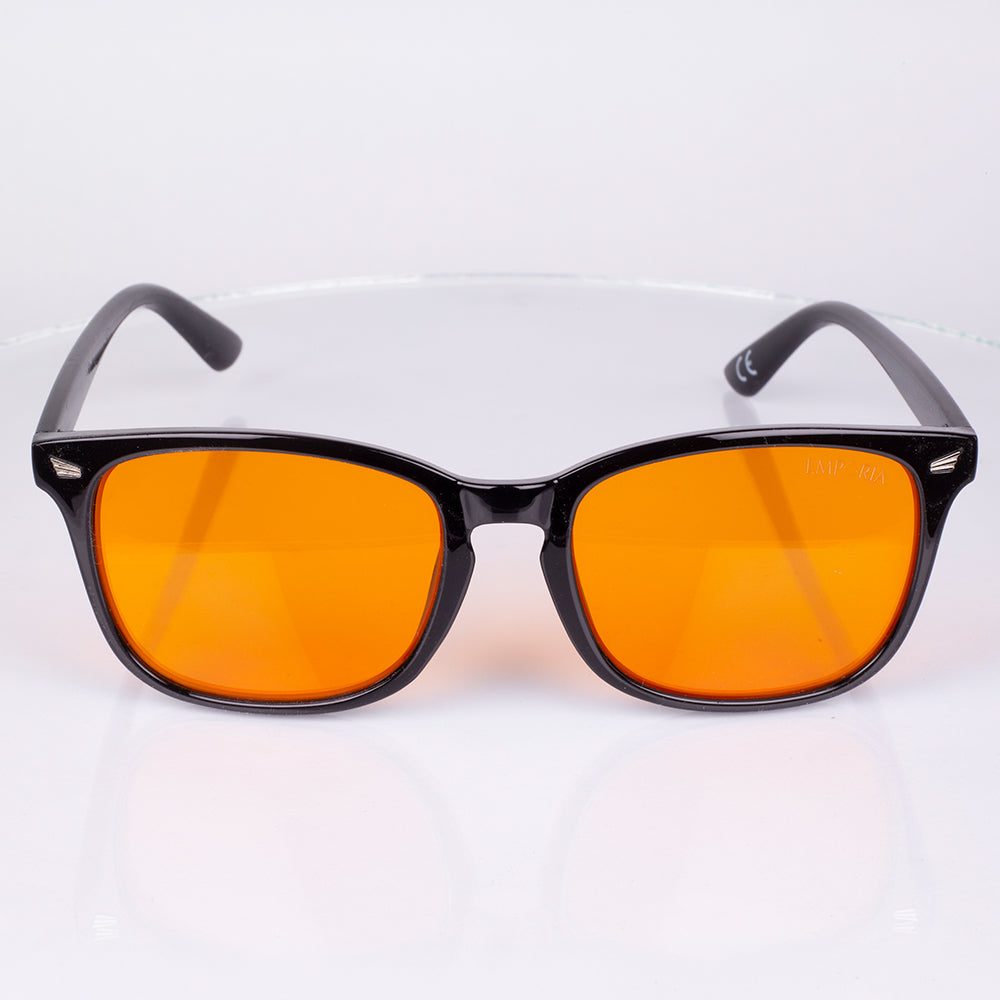 EMPORIA bluelight blocking glasses, orange lens, black frame 5 