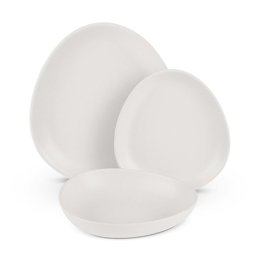 Sada talířů Berlinger Haus 18 kusů – matně krémová