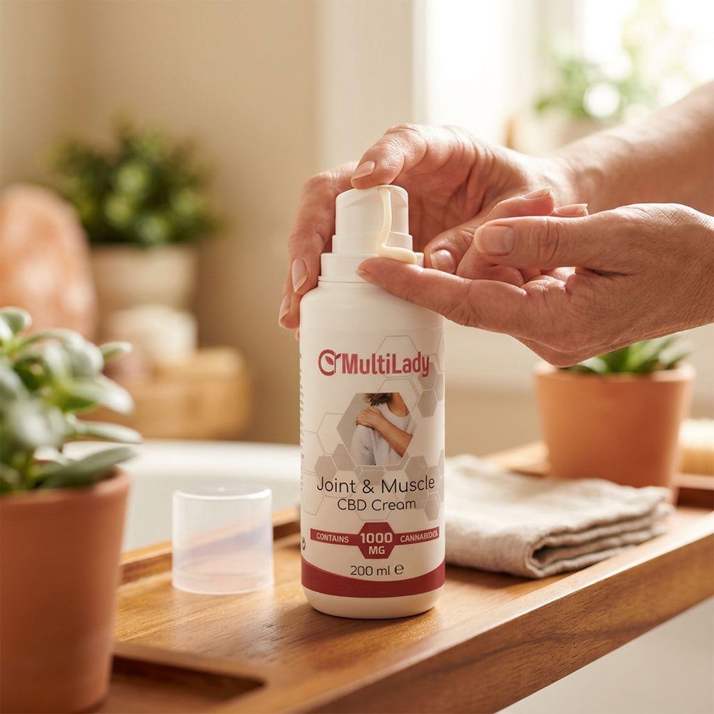 Krém na klouby a svaly MultiLady CBD 1000 mg – 200 ml