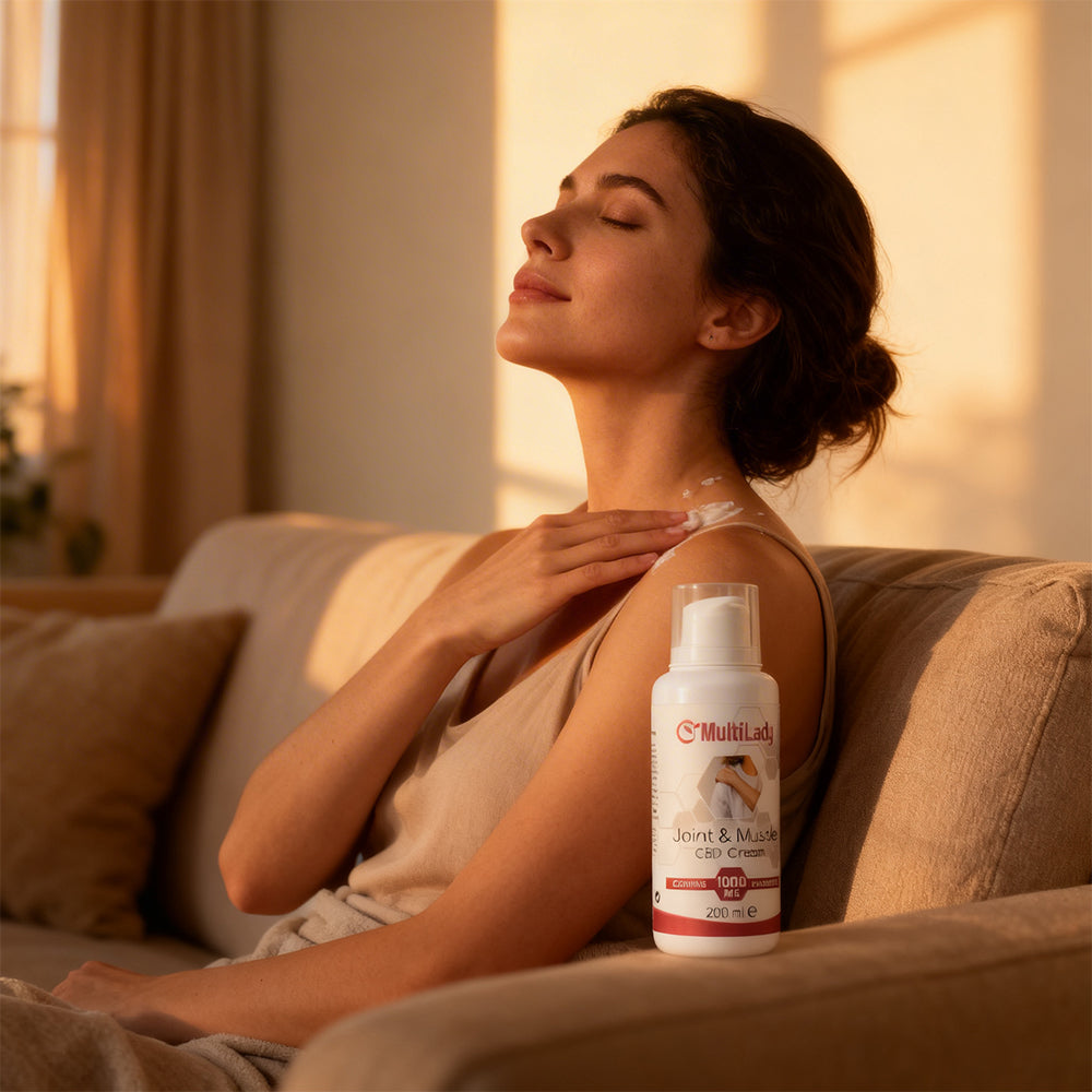 Krém na klouby a svaly MultiLady CBD 1000 mg – 200 ml 20 
