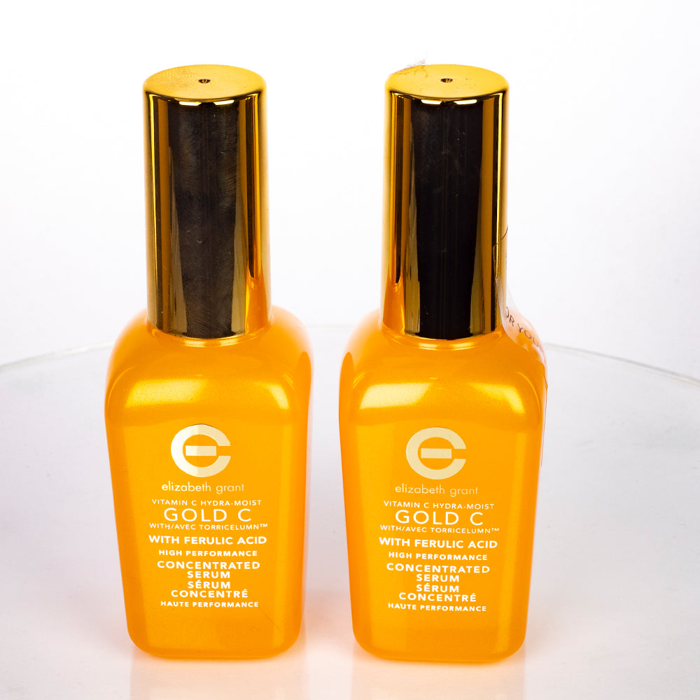 Elizabeth Grant Hydratační Omlazující Sérum s Vitamínem C a Zlatem – 1+1 ZDARMA (2 × 45 ml)