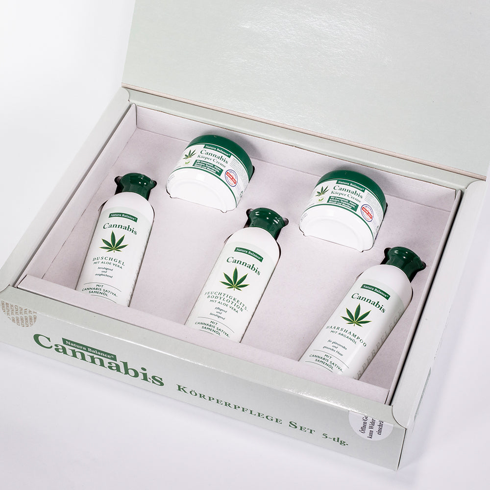 Kosmetická sada Natura Balance Cannabis – 5 kusů 12 
