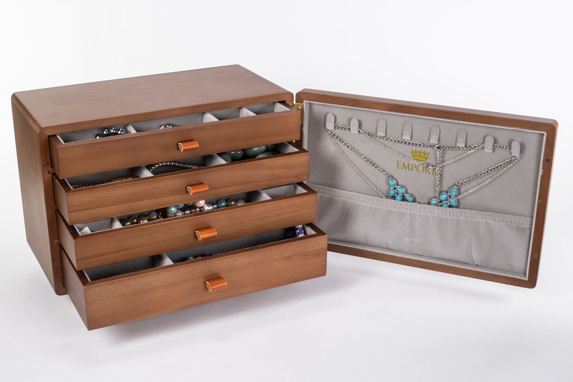 Mini truhla na šperky Emporia s více zásuvkami 2 