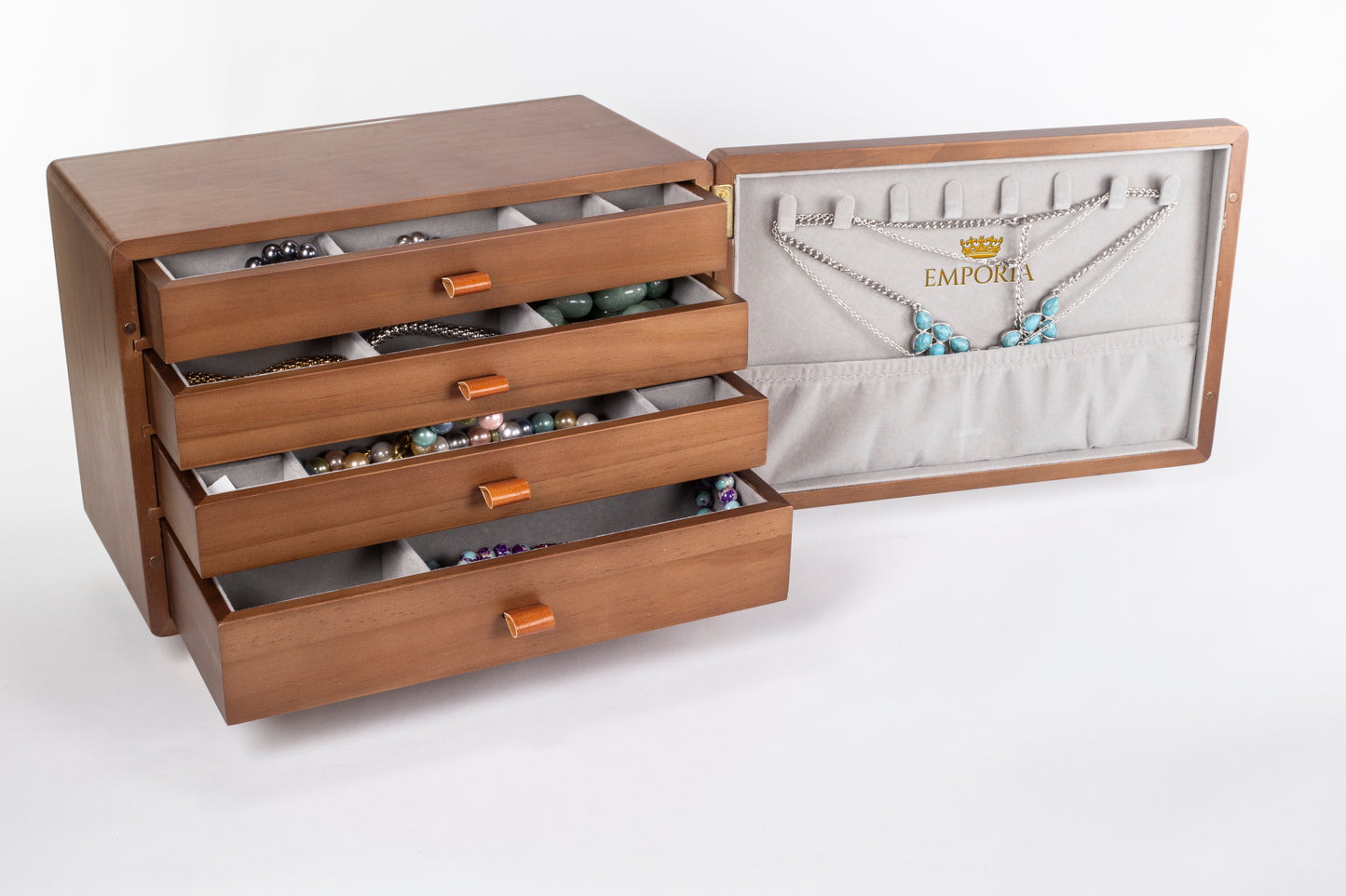 Mini truhla na šperky Emporia s více zásuvkami