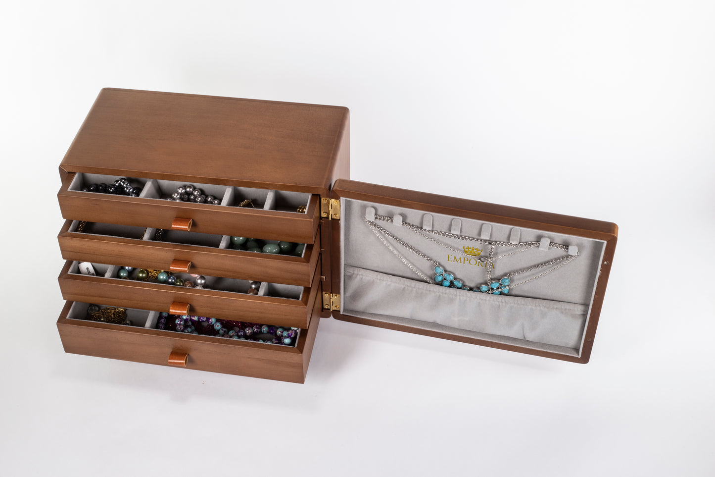 Mini truhla na šperky Emporia s více zásuvkami