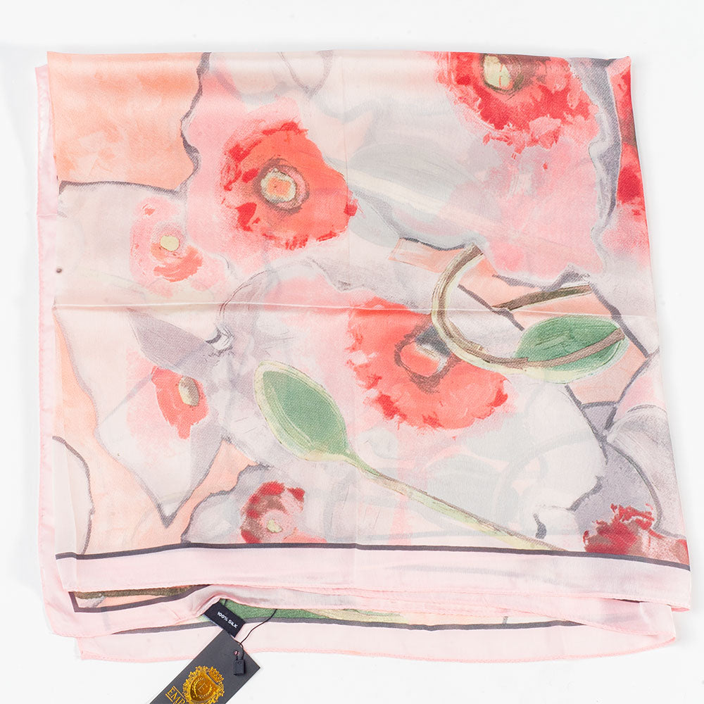 Zahrada snů, šála, 85 x 180 cm, 100% veganské hedvábí 1 