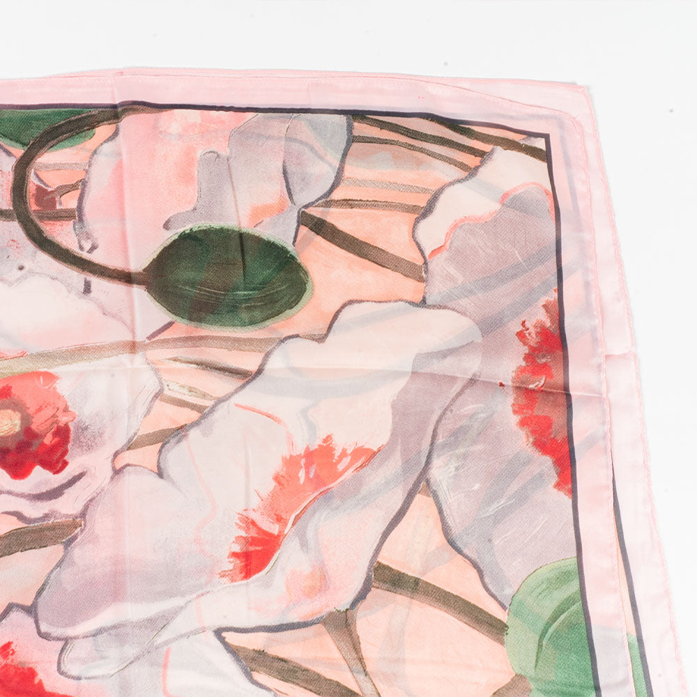 Zahrada snů, šála, 85 x 180 cm, 100% veganské hedvábí