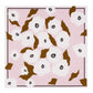 Rosewood Flowers Scarf, Blush Pink, 90 cm x 90 cm, 100% Silk