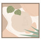 Pastel Oasis Scarf, Beige, 90 cm x 90 cm, 100% Silk