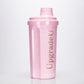 Šejkr UpgradeU, růžový, 500 ml