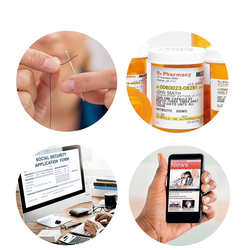 Brýle na čtení Vizmaxx Autofocus 2 v 1 s flexibilním dioptrickým rozsahem, černé 4 