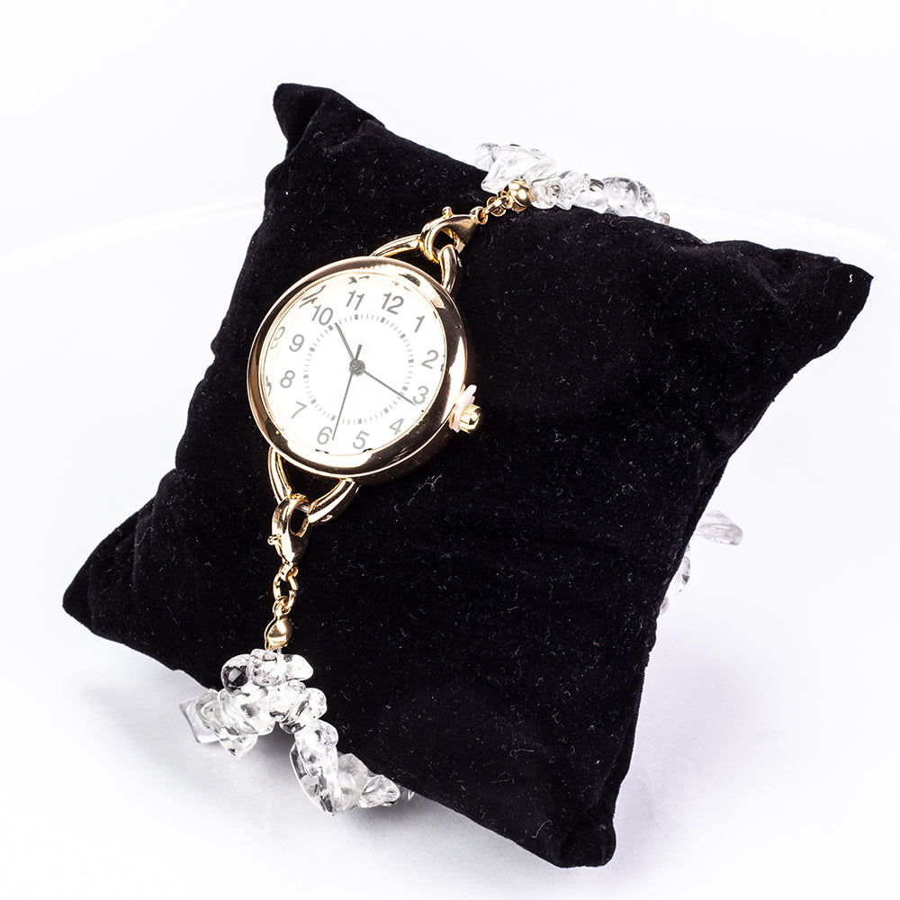 Pozlacená slitina - Hodinky s Tyrkysem a Ametystem - Karátové číslo: 537. přibližná hmotnost: 170 gramů ( Náramek ) 5 