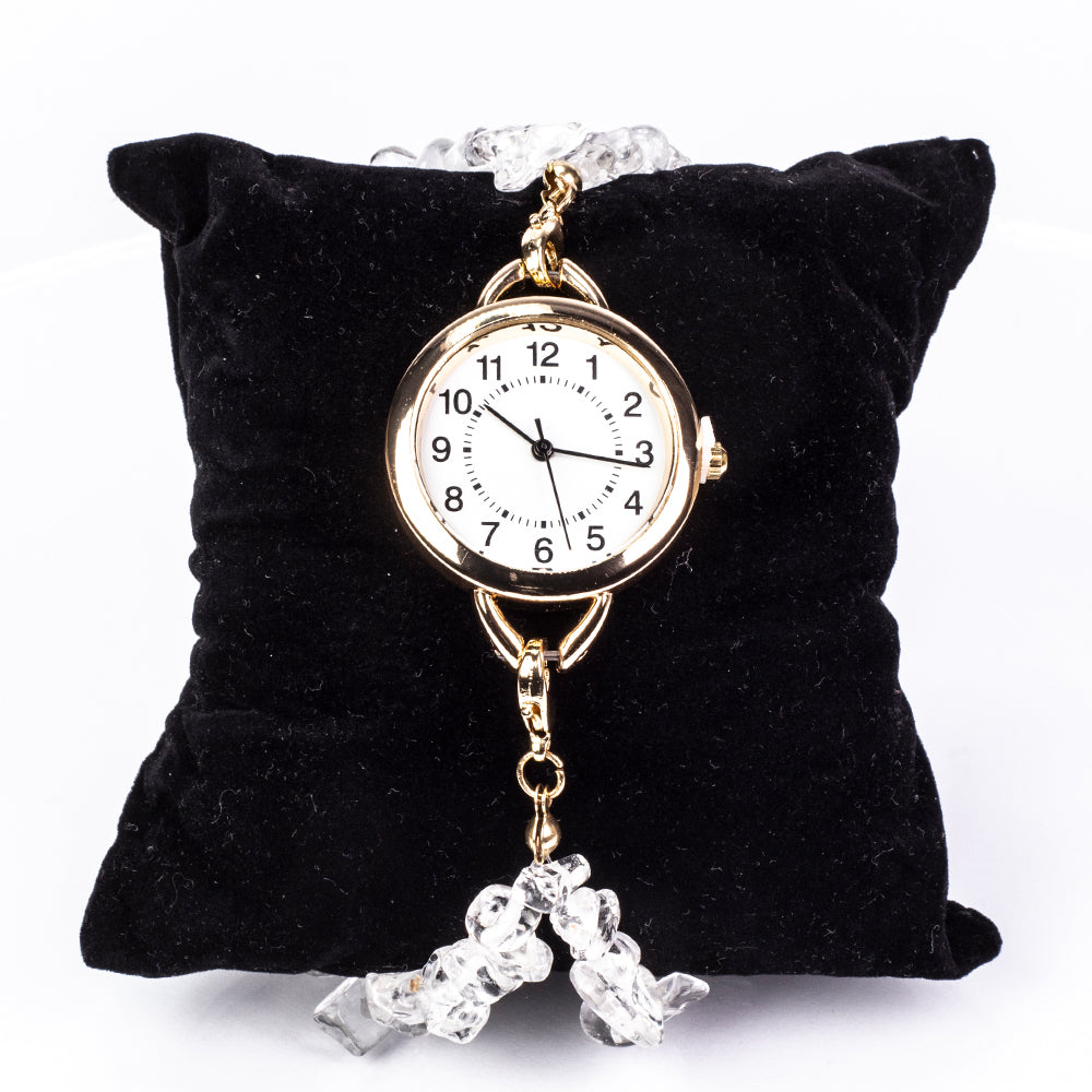 Pozlacená slitina - Hodinky s Tyrkysem a Ametystem - Karátové číslo: 537. přibližná hmotnost: 170 gramů ( Náramek ) 6 