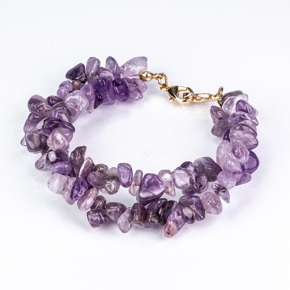 Pozlacená slitina - Hodinky s Tyrkysem a Ametystem - Karátové číslo: 537. přibližná hmotnost: 170 gramů ( Náramek )