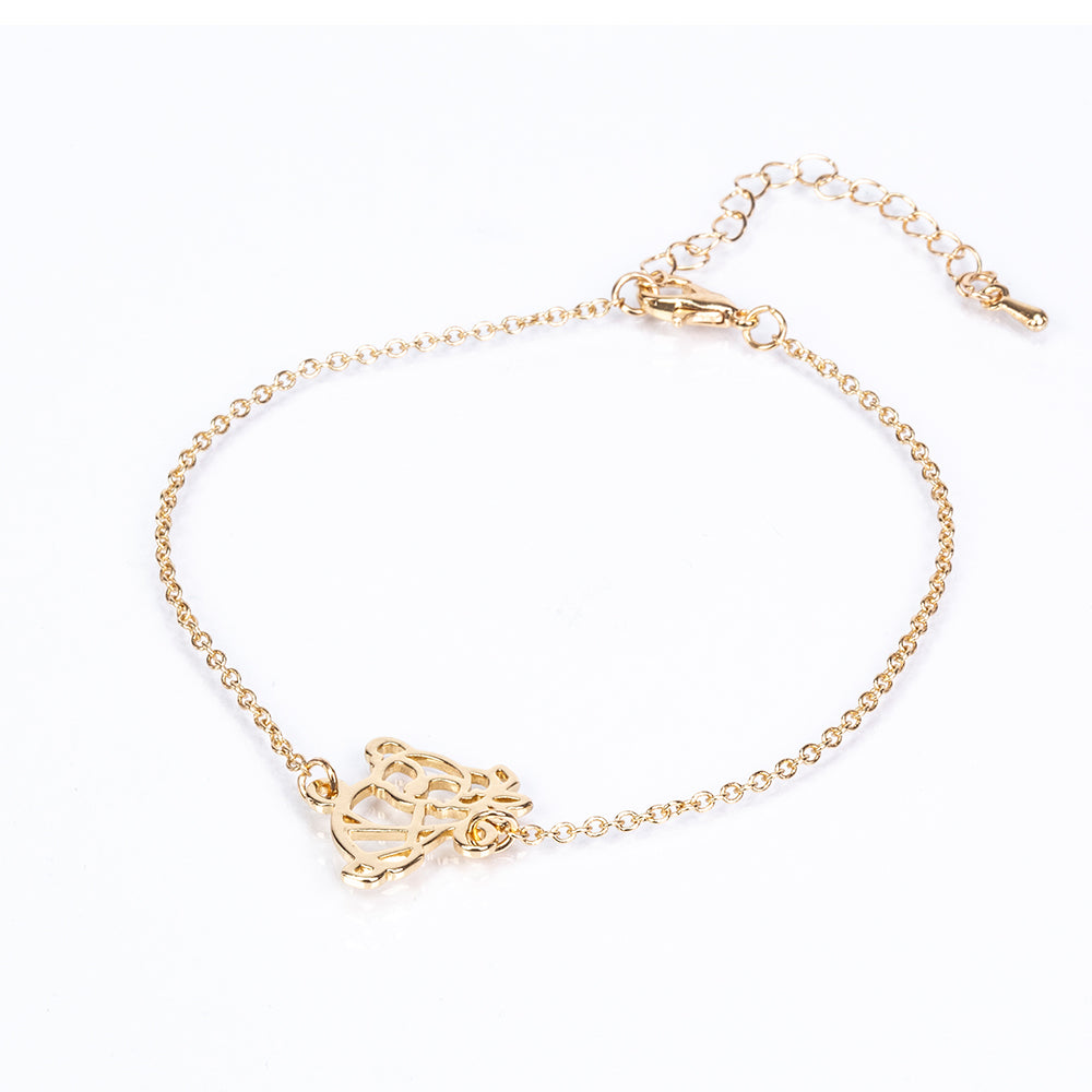 Pozlacená Slitinová Sada ( Náhrdelník+Náramek )