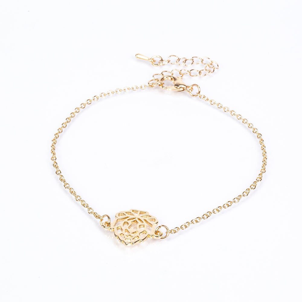 Pozlacená Slitinová Sada ( Náhrdelník+Náramek ) 3 