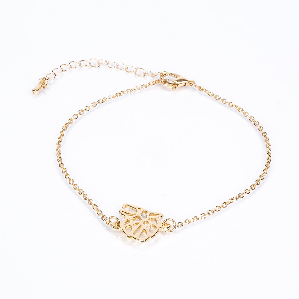 Pozlacená Slitinová Sada ( Náhrdelník+Náramek )