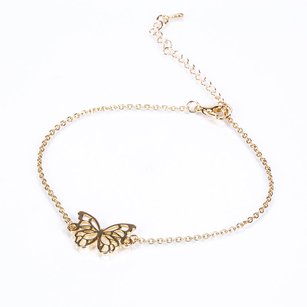 Pozlacená Slitinová Sada ( Náhrdelník+Náramek )