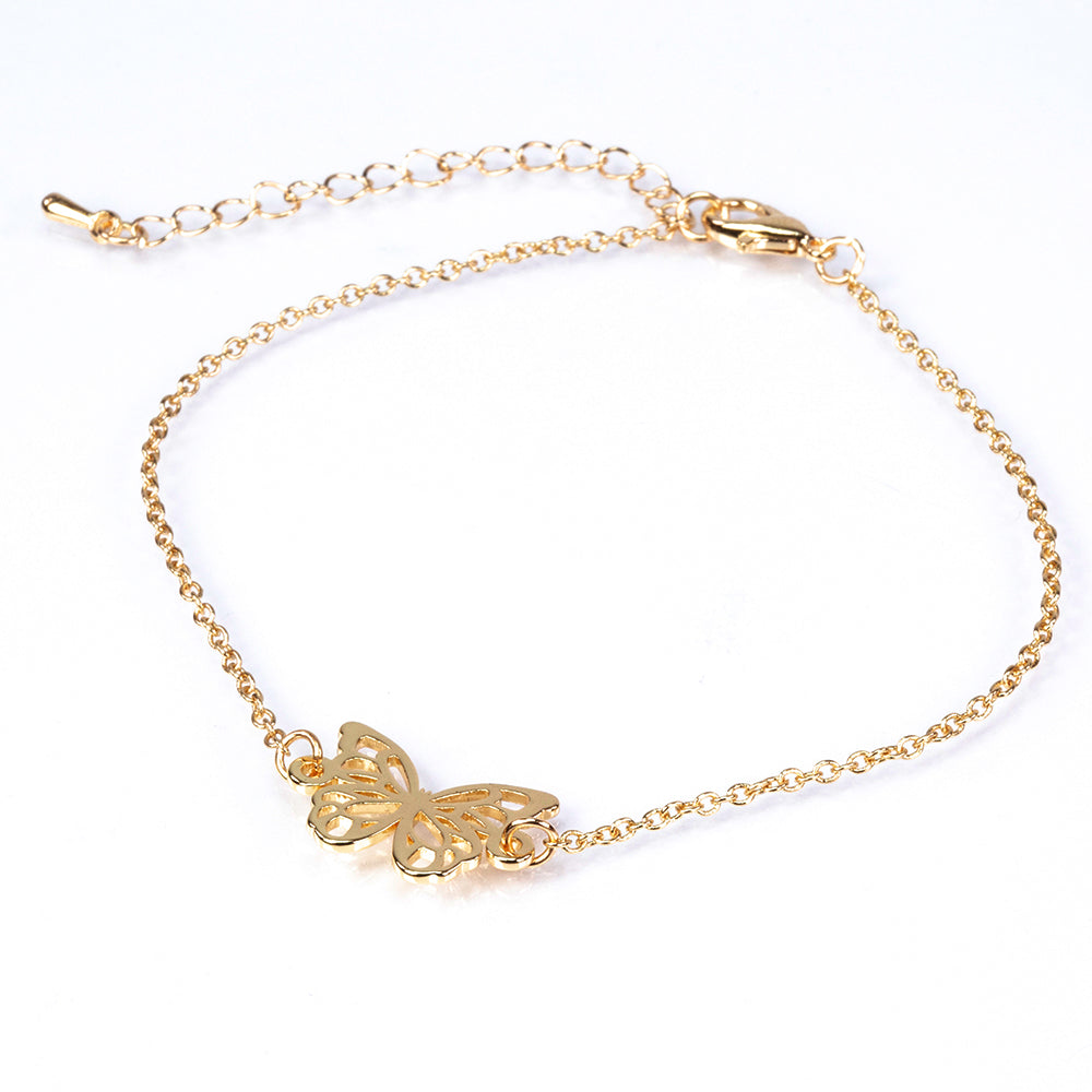 Pozlacená Slitinová Sada ( Náhrdelník+Náramek ) 6 