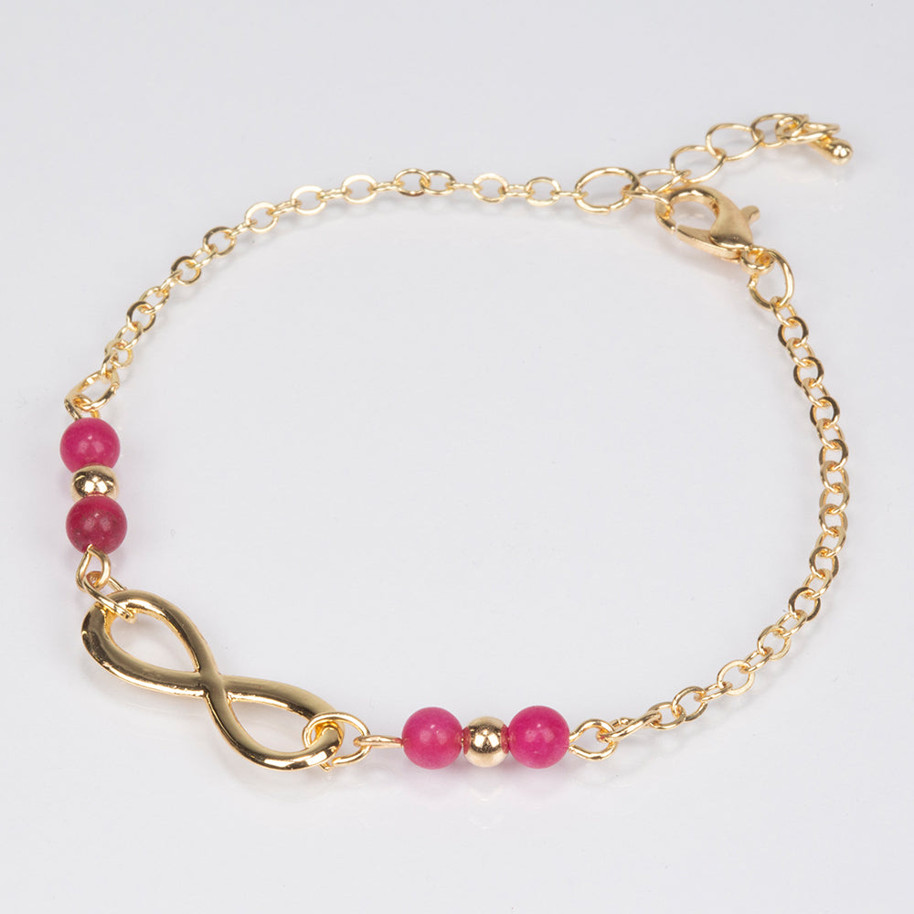 Pozlacená slitina - Náramek s Rubínem - Karátové číslo: 2.48. přibližná hmotnost: 3.1 gramů 4 