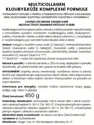 Prémiový MultiCollagen Kolagenový Prášek 450g