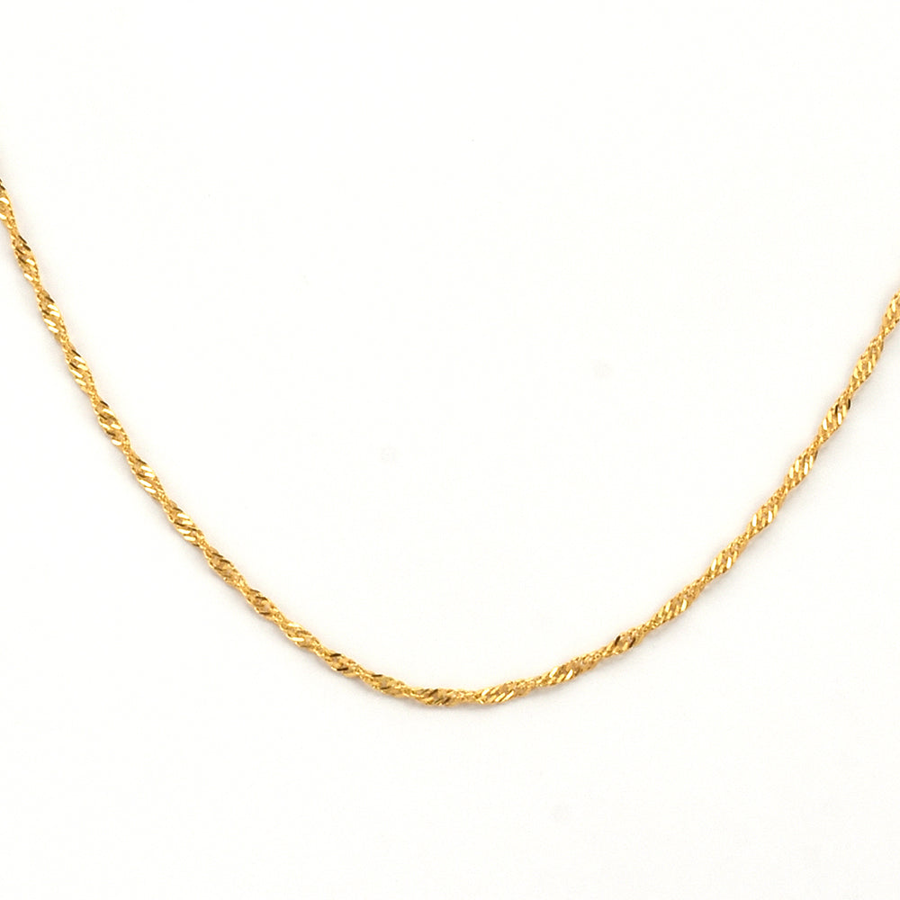 Pozlacené Stříbro 925/1000 - Řetízek  přibližná hmotnost: 1.87 gramů 2 