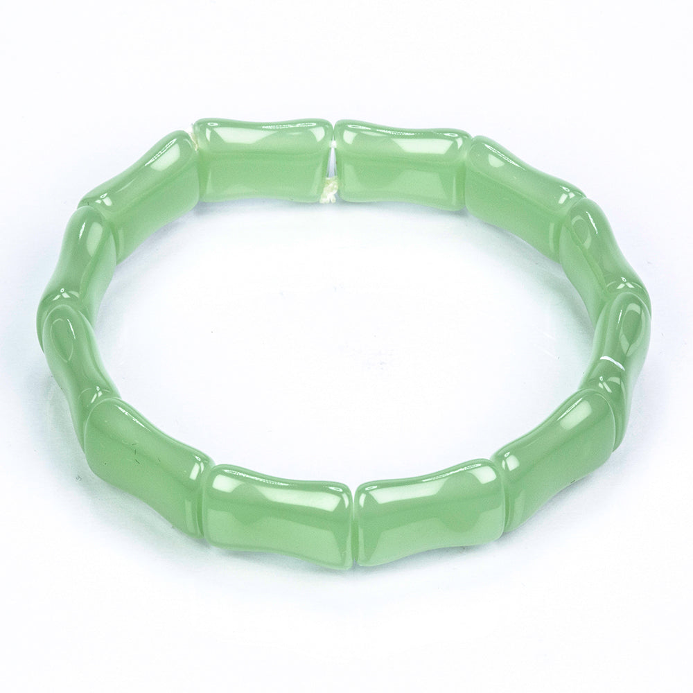 Korále Náramek se Zeleným Křemenem - Karátové číslo: 118.5. přibližná hmotnost: 23.7 gramů 1 