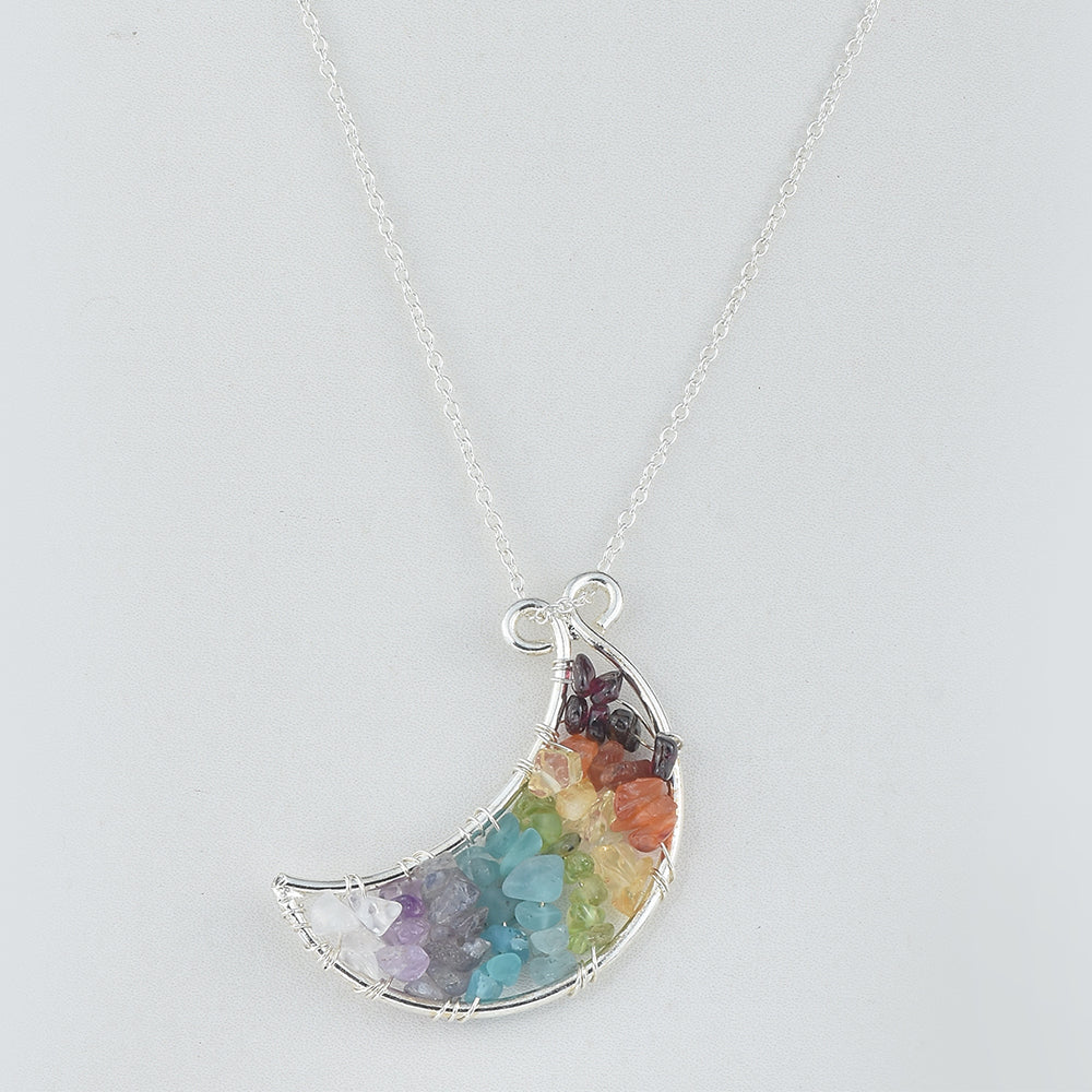 Pozlacený Slitinový Náhrdelník s Červeným Granátem a Karneolem