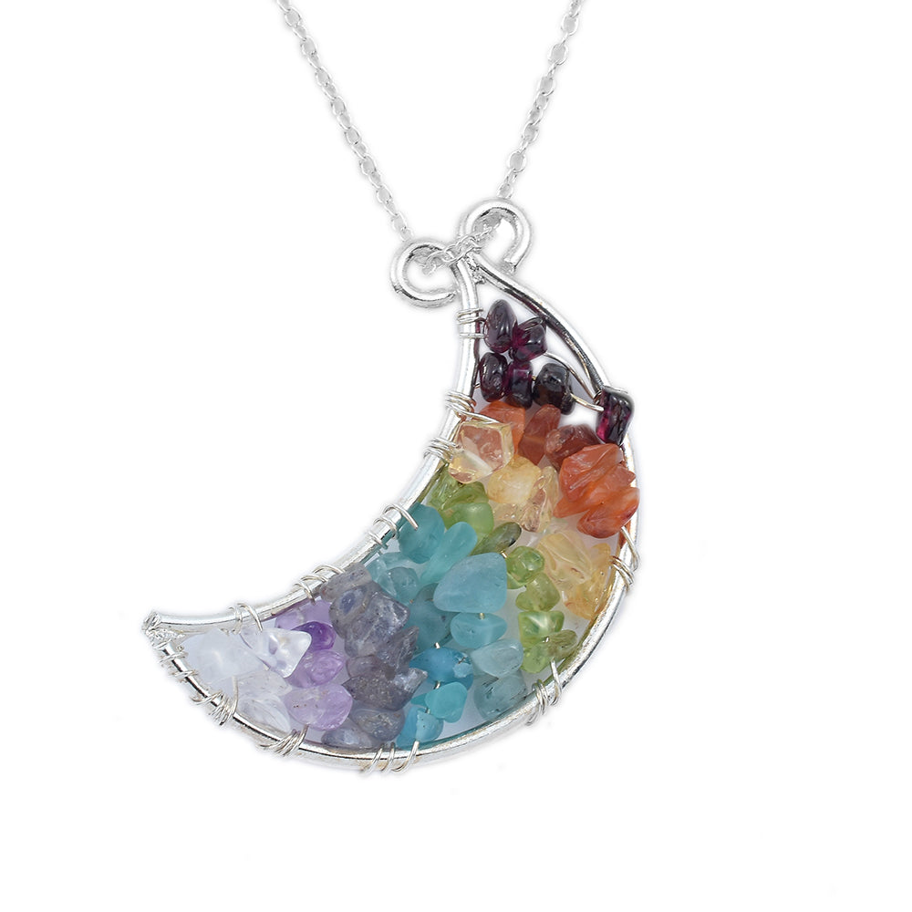 Pozlacený Slitinový Náhrdelník s Červeným Granátem a Karneolem 7 