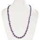 Nugetový Náhrdelník s Ametystem a Černým spinelem - Karátové číslo: 175.24. přibližná hmotnost: 35.05 gramů