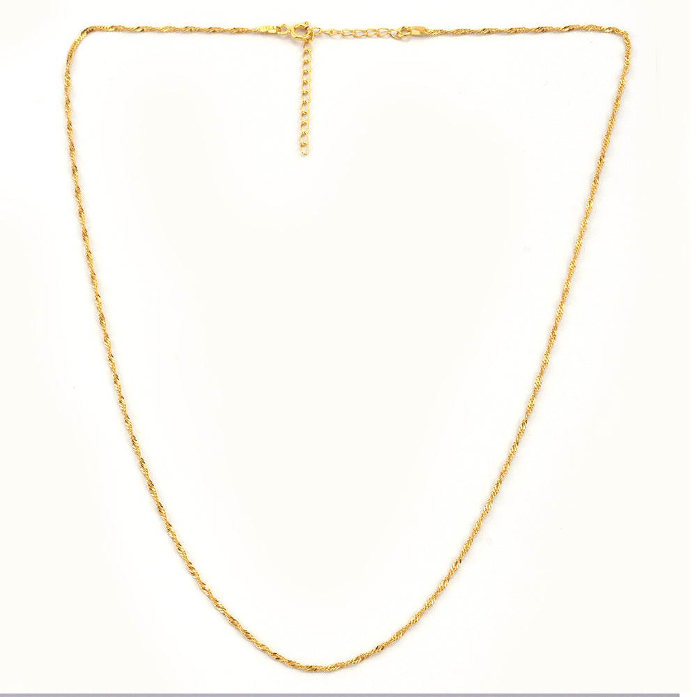 Pozlacené Stříbro 925/1000 - Řetízek  přibližná hmotnost: 1.87 gramů