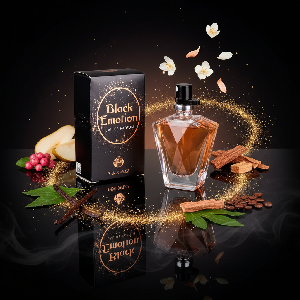 15 ml EDP "BLACK EMOTION" - orientální - vanilková vůně