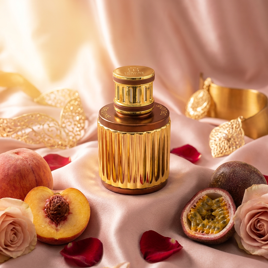 100 ml Eau de Perfume Oriental LUXURY COLLECTION (KIRKIRE) (TOP: PASSION FRUIT; MIDDLE: ROSE, PEACH; BASE: AMBERY WOODS)