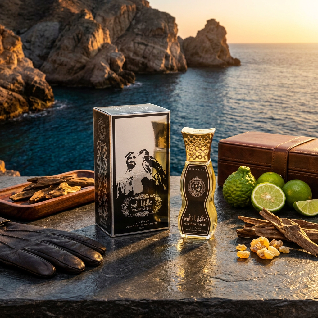 AL GHALI ZAYED 20 ml perfume oil (TOP: CITRUS, SPICY; MIDDLE: FRUITY, AROMATIC, AQUATIC; BASE: MUSK, LEATHER, WOODY, AMBER) 3 