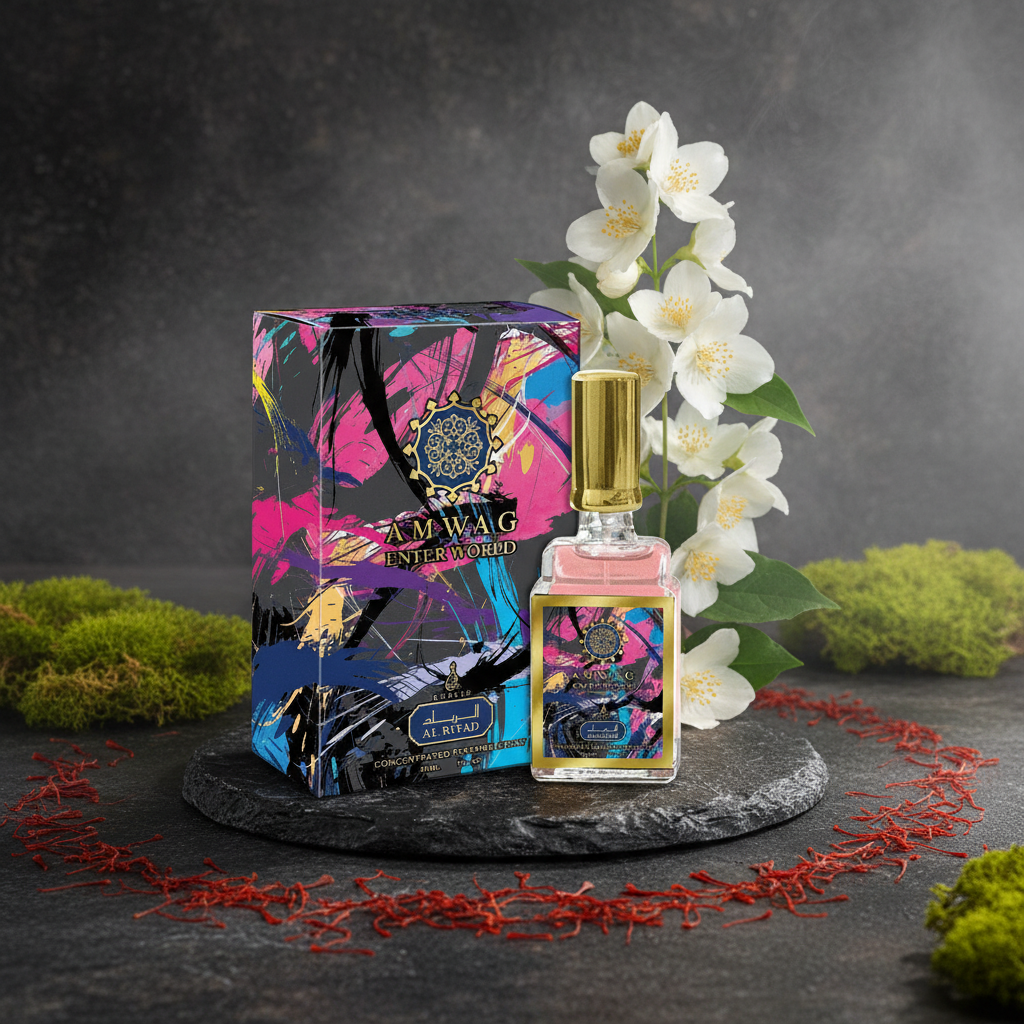30 ml Eau de Perfume Amwaj Enter World Kořeněná Jasmínová vůně pro Ženy 2 