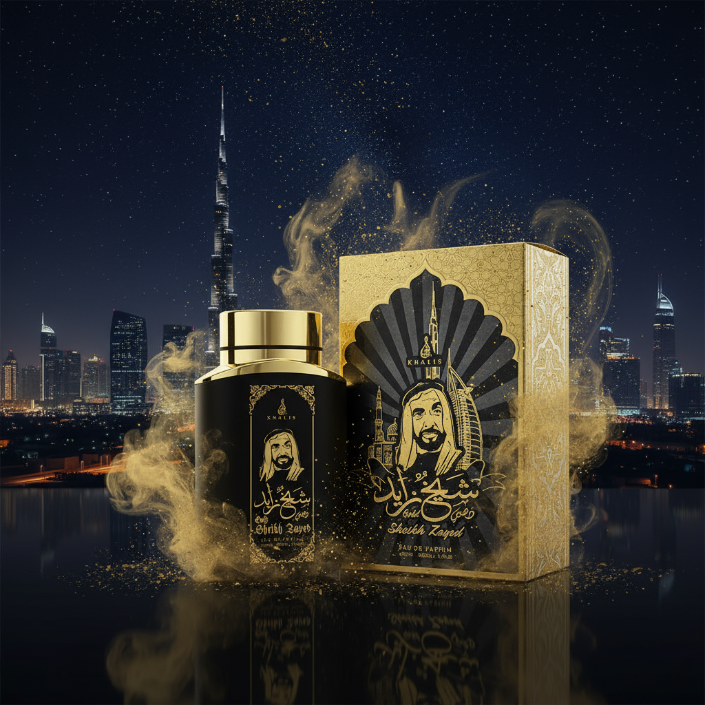 100 ml Eau de Perfume SHEIKH ZAYED GOLD Kořeněná Dřevitá Vůně pro Muže