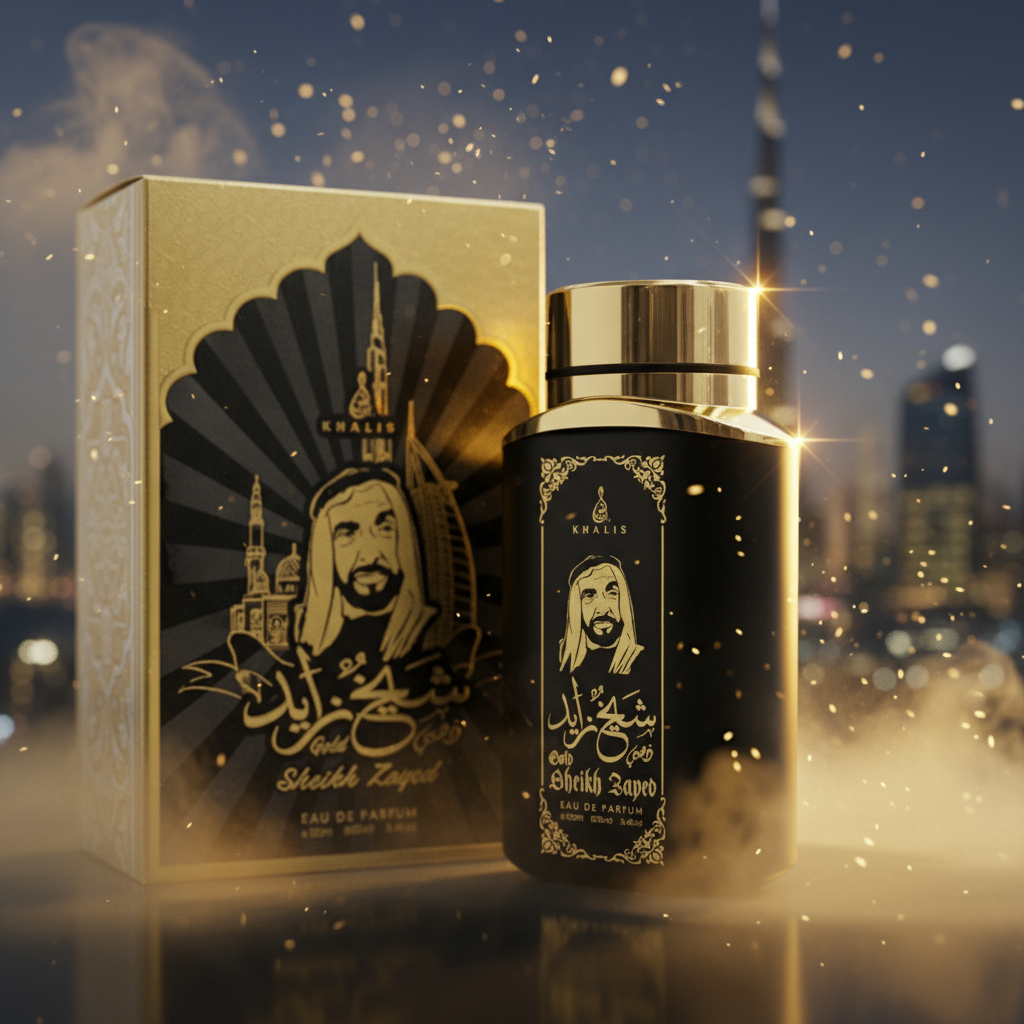100 ml Eau de Perfume SHEIKH ZAYED GOLD Kořeněná Dřevitá Vůně pro Muže 2 