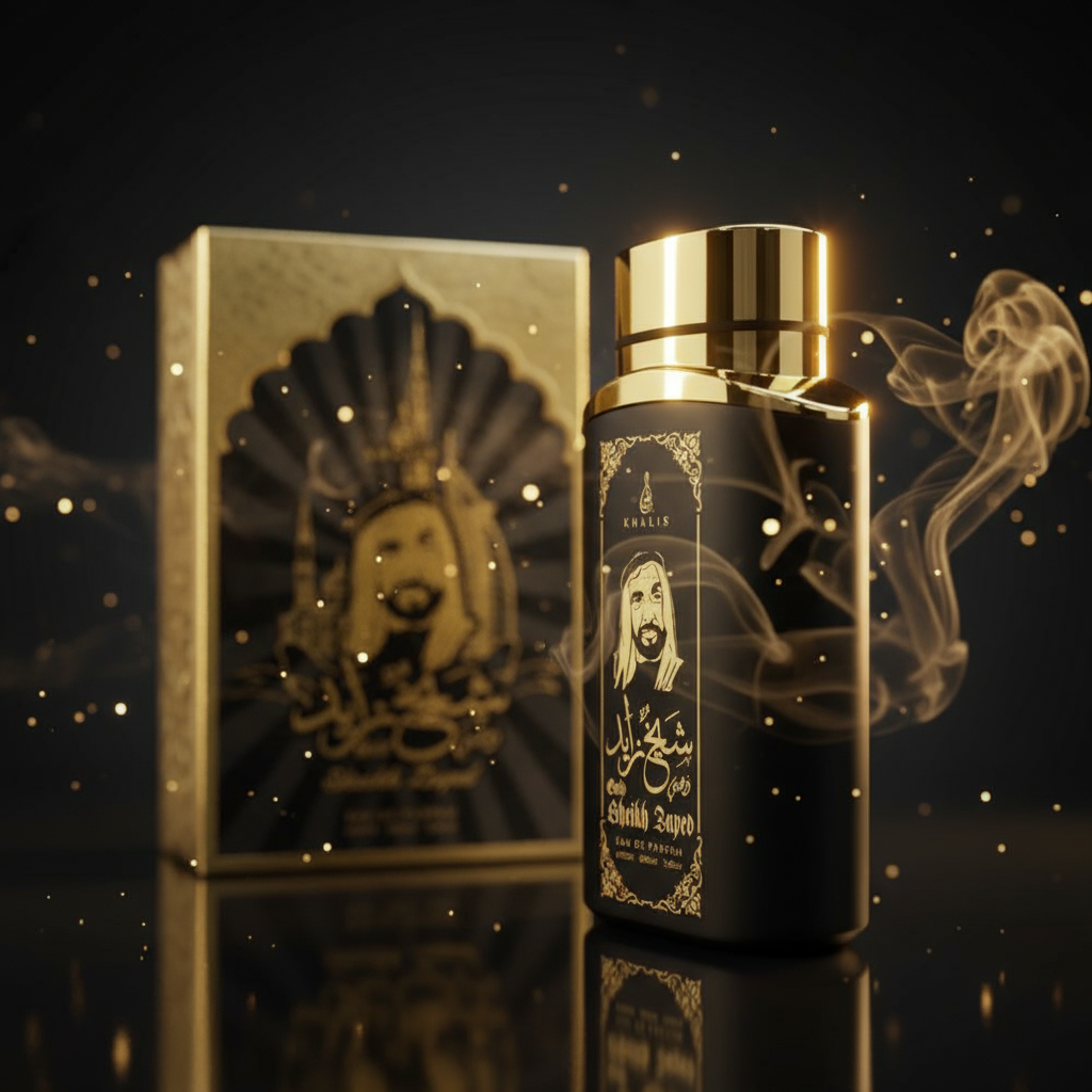 100 ml Eau de Perfume SHEIKH ZAYED GOLD Kořeněná Dřevitá Vůně pro Muže