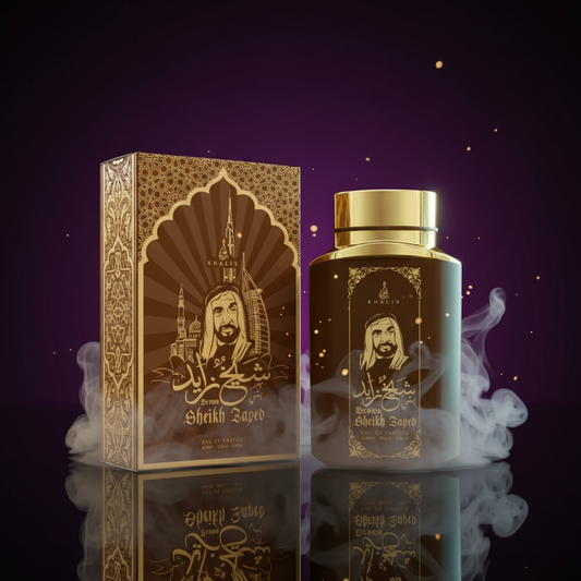 100 ml Eau de Perfume SHEIKH ZAYED BROWN Oudová a Vanilková Vůně pro Muže